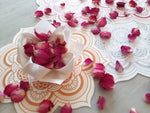 Origami Lotus Flowers - White, Pink, Fuchsia, Burgundy, Yellow, Orange, Gold - Wedding Petal Confetti Toss LED Send Off - Chakra Collection